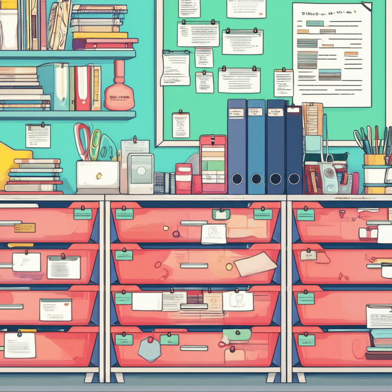 Organização Versátil para Geminianos Organizadores modulares em um espaço de trabalho