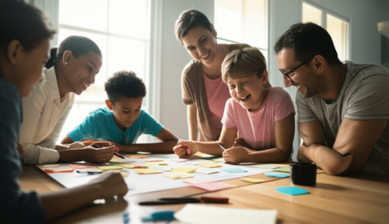 Sistema de Pontuação Personalizado Pessoas criando sistema de pontuação para organização da casa