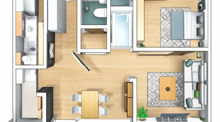 Domine a Arte da Organização: Guia para Espaços Multifuncionais em Apartamentos Compactos